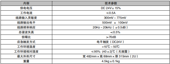 利達KT9213/MP3 前置放大器參數